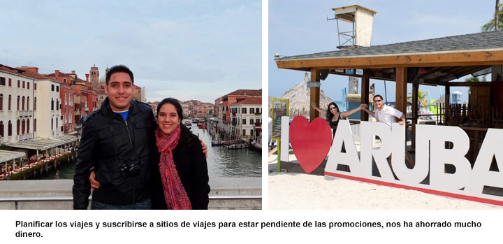 Edgardo Flores y Alejandra Nazar disfrutando vacaciones de súper ofertas
